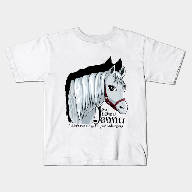 Horse with no name Kids T-Shirt by Markus Schnabel